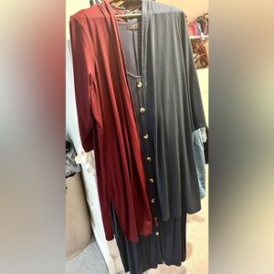 Burgundy and Navy blue dress - Lane Bryant
